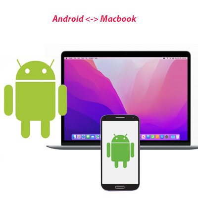 Cách kết nối điện thoại Android với Macbook