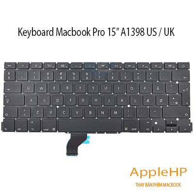 Sửa Bàn Phím MacBook Pro 15 inch A1398