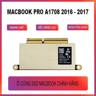 Thay SSD 256Gb Macbook Pro A1708 2016