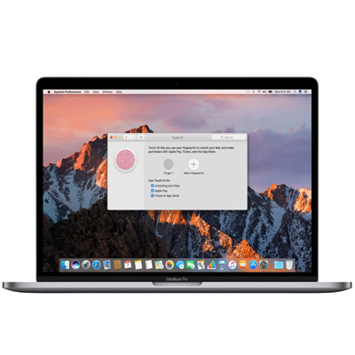 Cảm biến vân tay Touch ID trên MacBook 